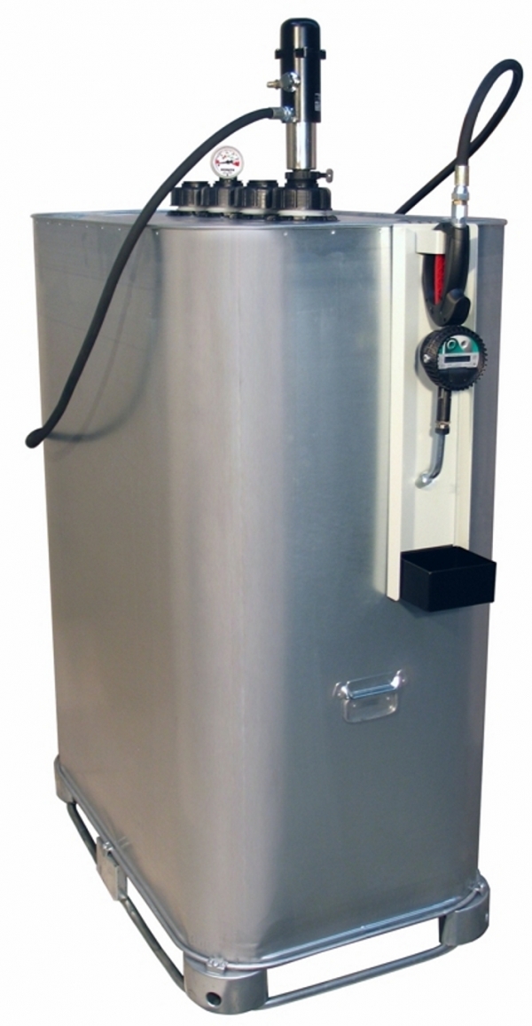 Lube-Tank P-1000T-4-E<br>with electronic meter, approved