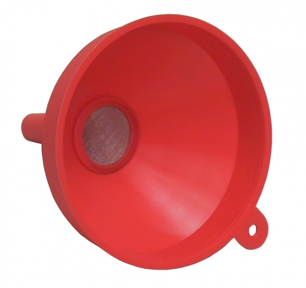 Plastic funnel with strainer<br>FS-PP 235   ø 235 mm