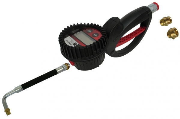 DIGIMET E35 hose end meter<br>with hose and non-drip nozzle for engine oil