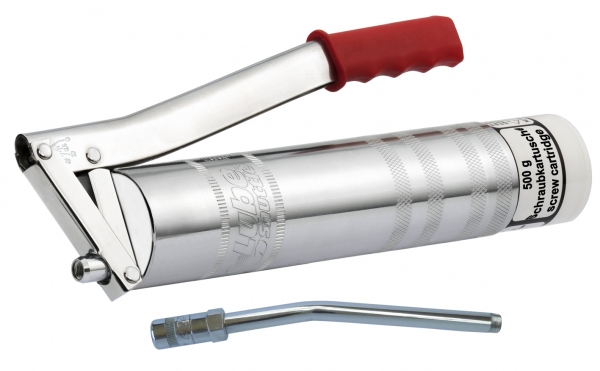 Side-Lever Grease Gun LS 500 with rigid tube E4024<br>thread R1/8&quot;