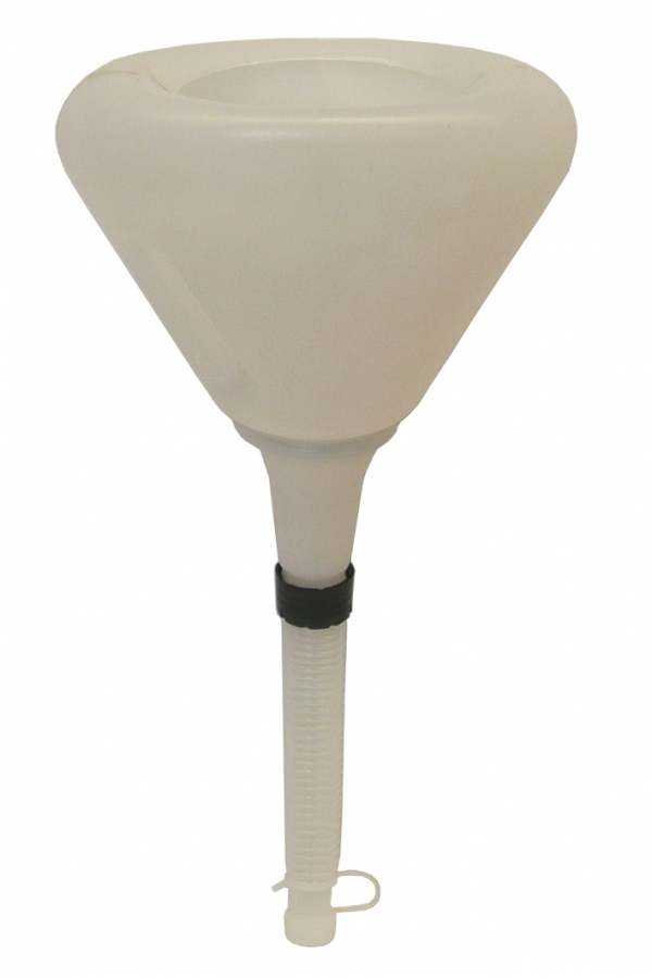 Plastic funnel with strainer<br>F-HDPE 190   ø 190 mm