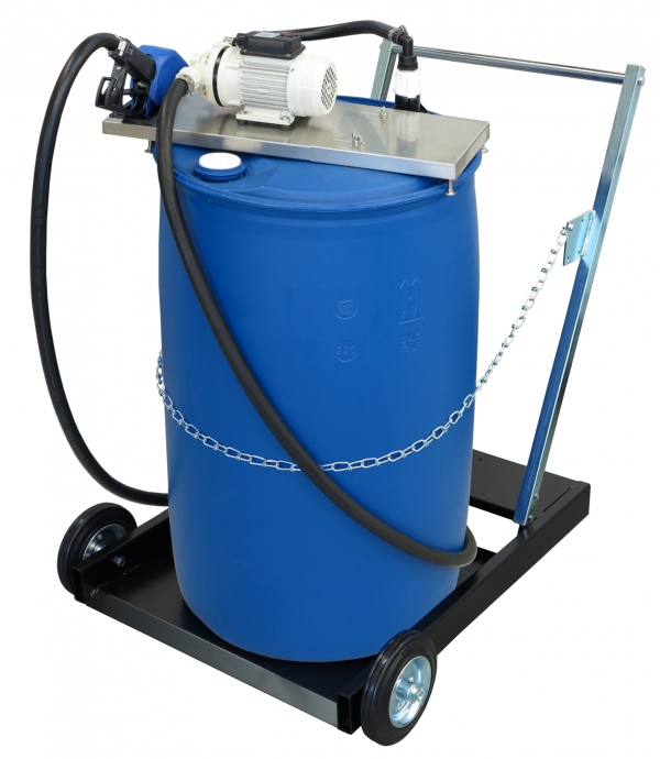 AdBlue® membrane pump SB 23 mobile<br>for 200 l drum with automatic nozzle ASBZ