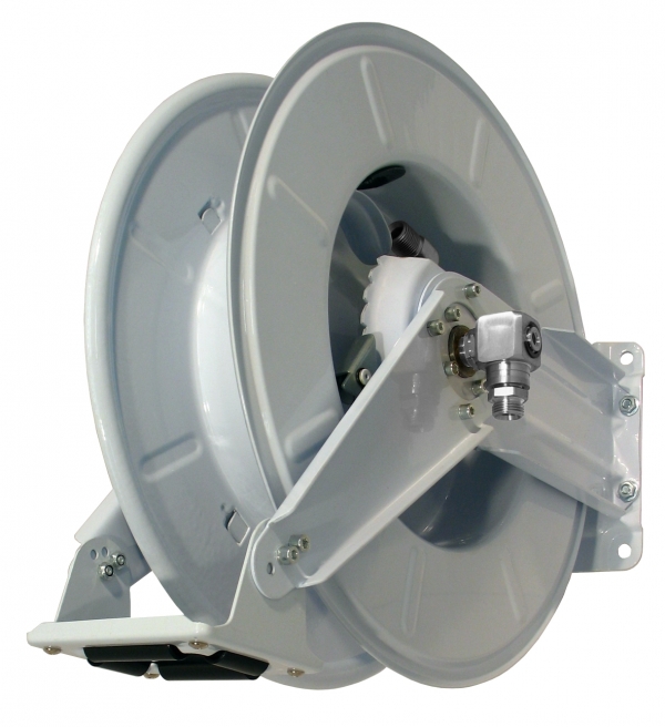 Hose reel with stainless steel shaft, open<br>without hose