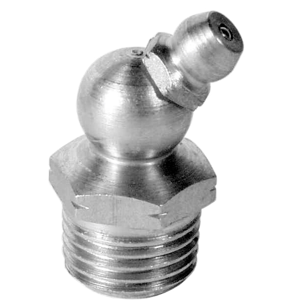 Stainless steel hydraulic grease nippels   DIN 71421B<br>H2 R1/4&quot; AF 14    MPQ 5